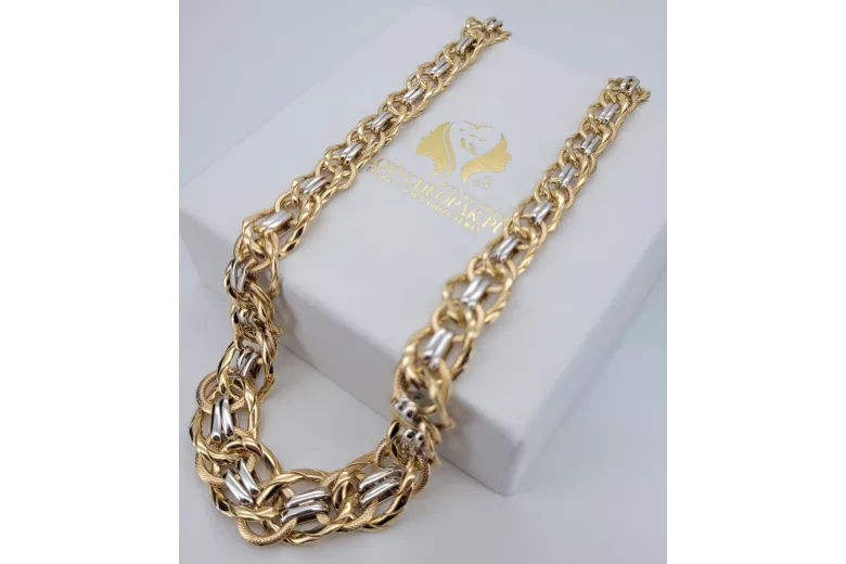 Yellow rose gold chain ★ russiangold.com ★ Gold 585 333 Low price