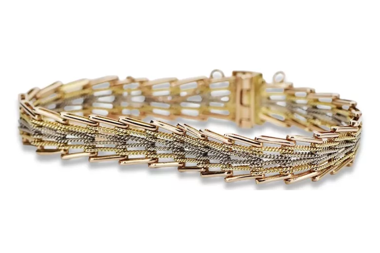 russischen Armbands 14K 585 mit rotem Gold VB004