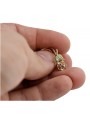 "14k 585 Vintage Roségold Rose Blumenohrringe, Keine Steine, Originales Vintage-Roségold" ven010ry