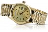 Ceas barbatesc din aur de 14k cu bratara Geneve mw013ydy&mbw006yo