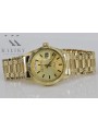 Herrenuhr aus 14-karätigem Gold mit Armband Geneve mw013ydy&mbw006yo