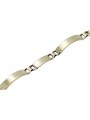 Italian yellow 14k gold mans bracelet cb119yw