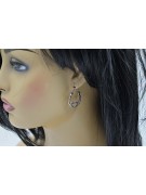 Boucles d’oreilles vintage argent russe 925 soviétique URSS ven024s