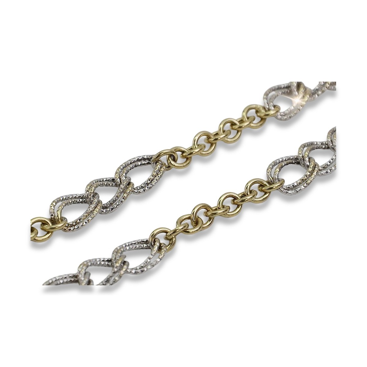 Bracelet en or jaune italien 14k 585 cb073