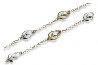 Золотой медальон Марии икона кулон с цепочкой ★ zlotychlopak.pl ★ Золото 585 333 низкая цена