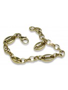 Vintage rose (Italian yellow) gold bracelet cb106