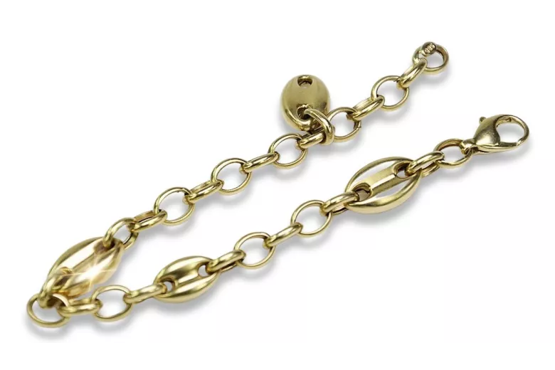 Bracelet rose russe (jaune italien) or cb106