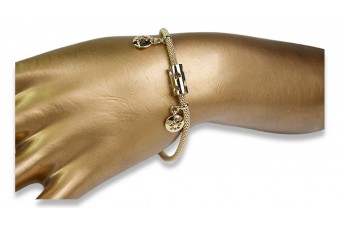 Złota bransoletka włoska  cb115