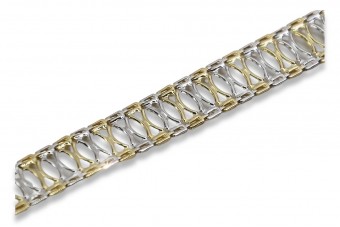 Italian yellow Vintage rose gold bracelet cb130