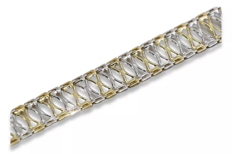 Italian yellow Vintage rose gold bracelet cb130