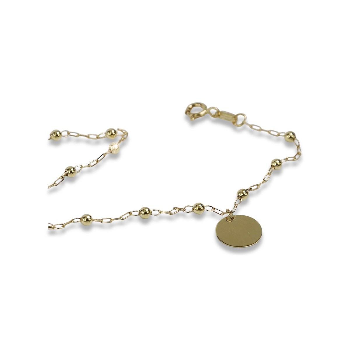 Bracelet ★ en or rose jaune russiangold.com ★ Or 585 333 Prix bas