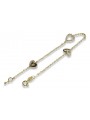 Yellow rose gold bracelet ★ russiangold.com ★ Gold 585 333 Low price