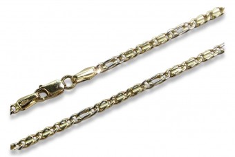 Italian yellow 14k gold solid chain cc022yw