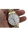 Goldene Herrenuhr Geneve ★ zlotychlopak.pl ★ Gold Reinheit 585 333 Niedriger Preis!