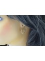 "14K Rose Gold Vintage Gipsy Earrings Without Stones" ven041