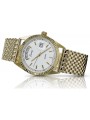 copie de Montre en or pour homme avec bracelet 14k 585 Geneve mw013ydbc&mbw013y