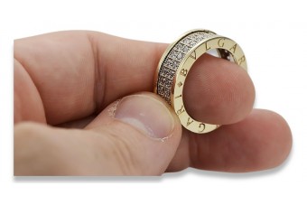 Російська радянська рожева золота 14к 585 Вінтажна каблучка vrn001