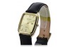 Yellow 14k gold men's watch Geneve mw002y