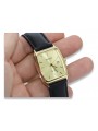 Gold men's watch Geneve ★ zlotychlopak.pl ★ Gold purity 585 333 Low Price!