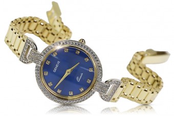 Yellow lady watch Geneve Lady Gift Geneve lw004ydbl