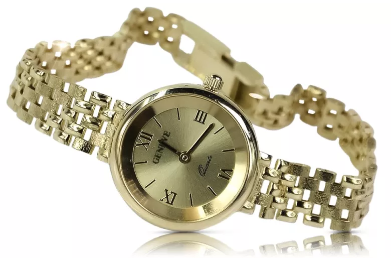 Gold ladies watch ★ zlotychlopak.pl ★ Gold purity 585 333 Low price!