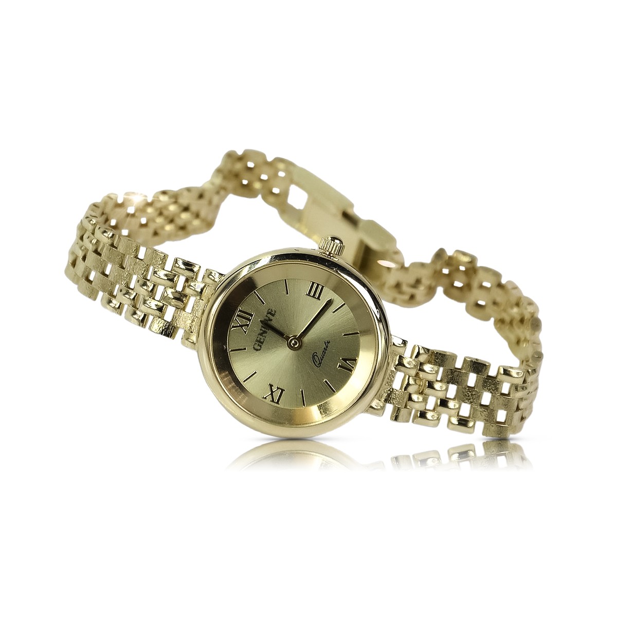 Gold ladies watch ★ zlotychlopak.pl ★ Gold purity 585 333 Low price!