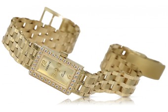 Gold ladies watch ★ zlotychlopak.pl ★ Gold purity 585 333 Low price!