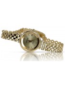 Reloj ★ de oro para damas zlotychlopak.pl Pureza de oro 585 333 ¡★ Precio bajo!