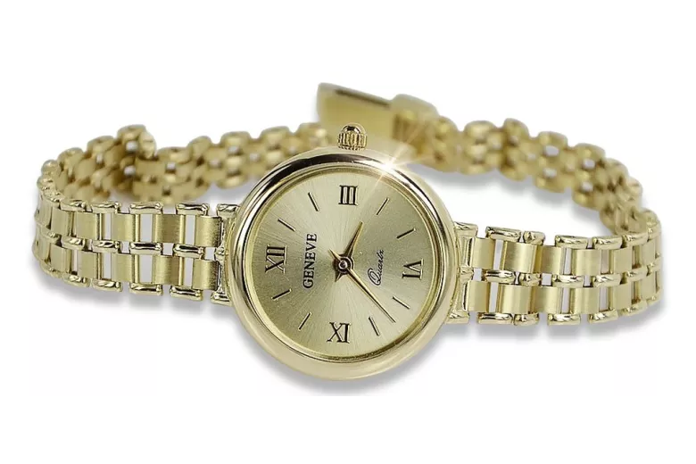 Reloj ★ de oro para damas zlotychlopak.pl Pureza de oro 585 333 ¡★ Precio bajo!