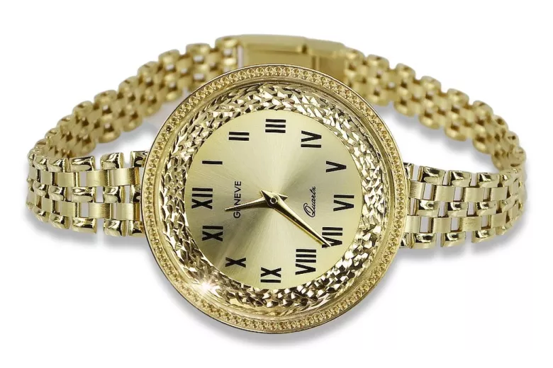 Gold ladies watch ★ zlotychlopak.pl ★ Gold purity 585 333 Low price!