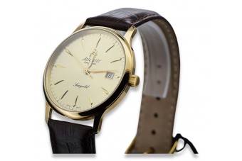 Reloj de hombre oro 14k 585 Atlantic mw003y