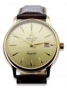 Yellow 14k 585 gold men's Atlantic watch mw005y