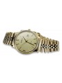 Reloj para hombre en oro de 14 quilates 585 con brazalete Geneve mw017y y mbw018y