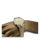 Gold men's watch Geneve ★ zlotychlopak.pl ★ Gold purity 585 333 Low Price!