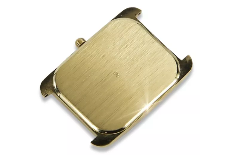 Gold men's watch Geneve ★ zlotychlopak.pl ★ Gold purity 585 333 Low Price!