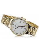 Reloj de oro para hombre Geneve ★ zlotychlopak.pl ★ Pureza de oro 585 333 Precio bajo!