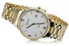 Желтые 14k 585 золотые мужские часы Geneve mw017ydw&mbw006y