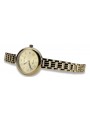 Belle montre pour femme en or 14 carats Geneve lw038y