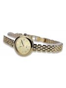 Hermoso reloj de mujer de oro de 14k Geneve lw048y