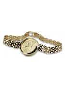 Hermoso reloj de mujer de oro de 14k Geneve lw048y