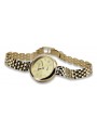 Hermoso reloj de mujer de oro de 14k Geneve lw048y