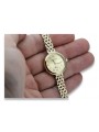 Belle montre pour femme en or 14 carats Geneve lw048y