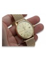 Gold men's watch Geneve ★ zlotychlopak.pl ★ Gold purity 585 333 Low Price!