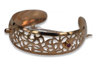 Bracelet russe 14k 585 or rouge vb001