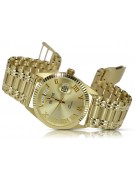 Gold men's watch Geneve ★ zlotychlopak.pl ★ Gold purity 585 333 Low Price!