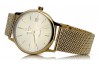 Yellow 14k gold men's watch Atlantic wristwatch mw003y&mbw014y