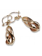 Boucles d’oreilles en or zlotychlopak.pl ★ Échantillon d’or ★ 585 333 Prix bas!