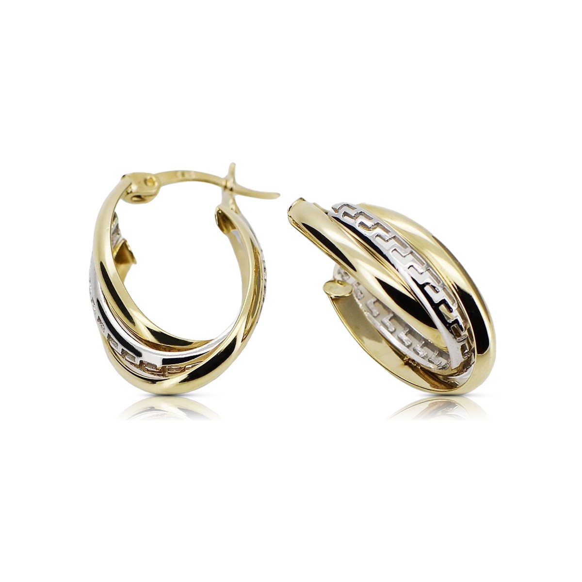 Pendientes de oro de 14k ★ https://zlotychlopak.pl/es/ ★ Oro 585 333 ¡Barato!