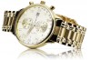 Złoty zegarek 14k 585 z bransoletą męski Geneve mw005ydy&mbw012y
