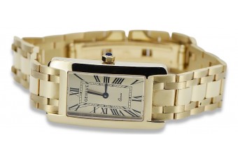 Montre Homme en or jaune 14 carats Geneve mw089y